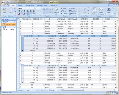 XML rows with parent-child relationships built from XML
       structure has been exported to Microsoft Access using the Exult
       XML Conversion Wizard