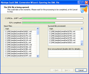 xml to xls conversion