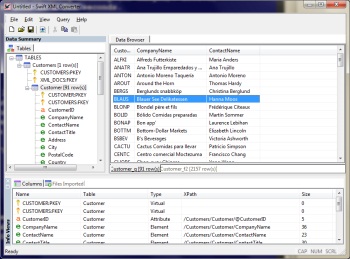 Illustrating the data in the
			       parent row before the Flatten
			       operation.