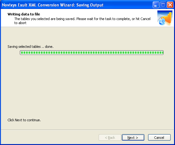 Output XML to Excel