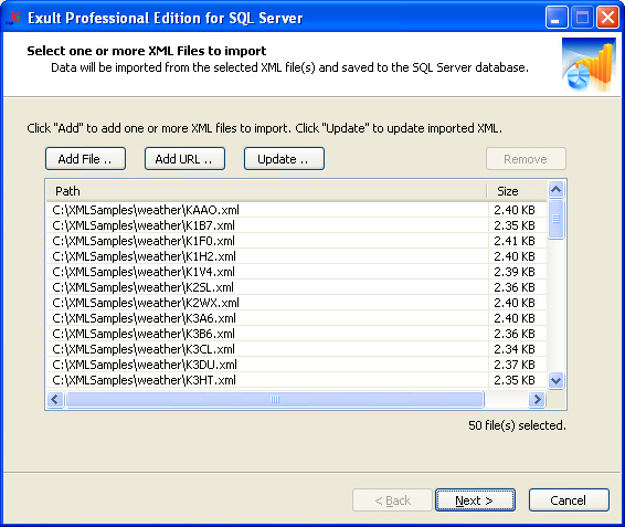 Importing multiple XML files into SQL Server